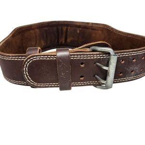 RDX 4" Leather Weightlifting Belt XL – V-Tanned Hand Made Powerlifting Belt